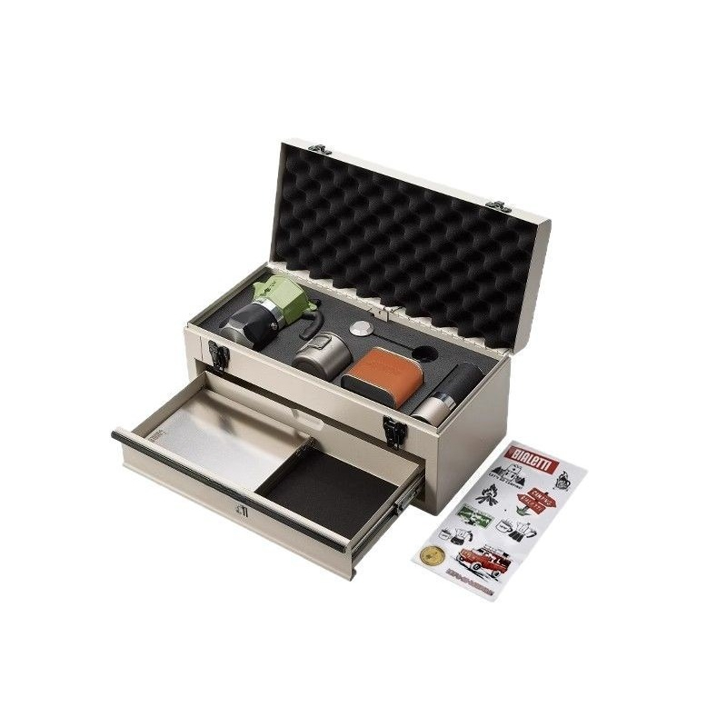 Coffee Equipment Gift Set - Caixa de café para camping, cafeteira