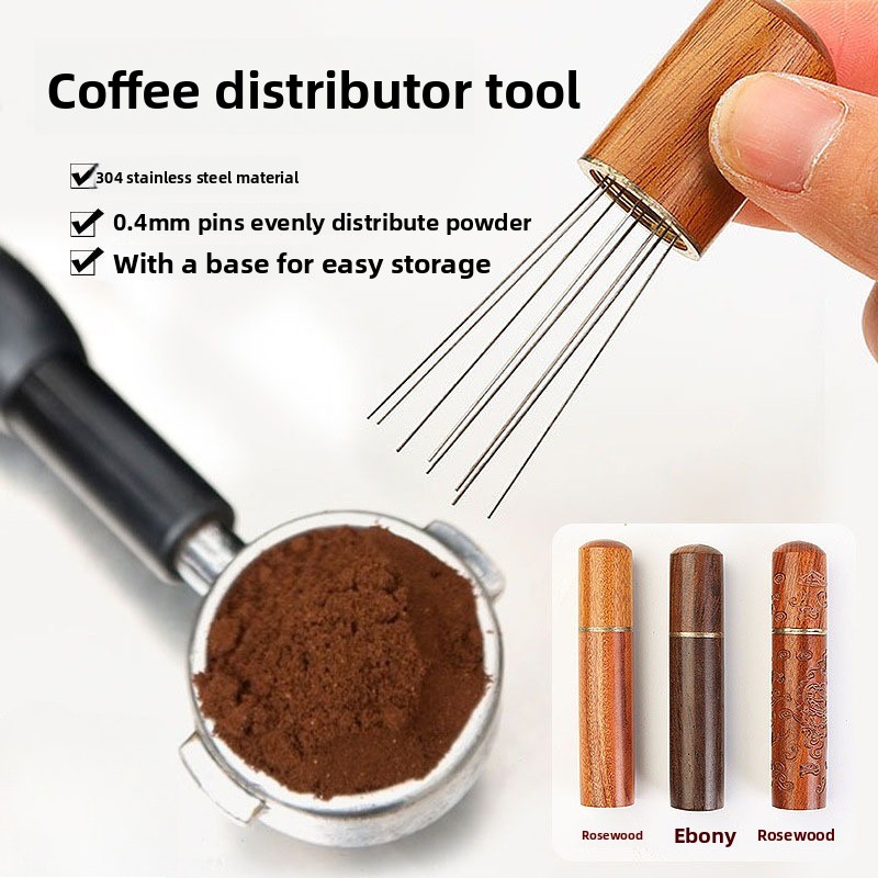 Coffee Distribution Tool - Tamper de Café em Aço Inoxidável