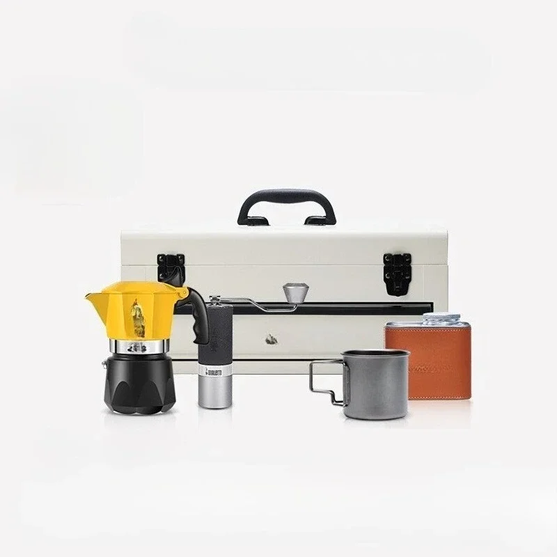 Coffee Equipment Gift Set - Caixa de Café para Camping Mocha
