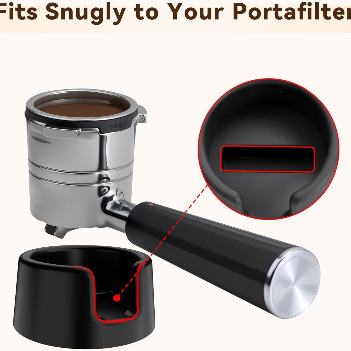 Equipment Of Coffee Machine - Suporte de Portafiltro de Silicone para