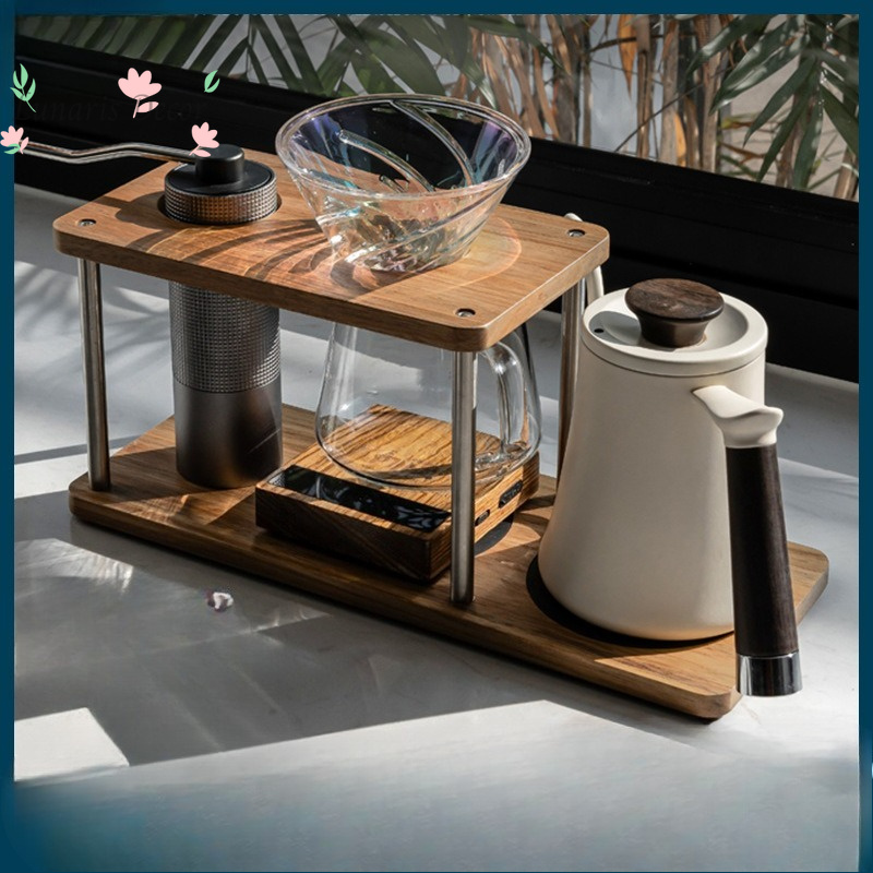 Suporte de madeira maciça para - Coffee Equipment Pour Over avaliação e preço