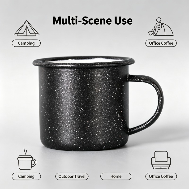 Caneca Vintage Esmaltada com P - Vintage Coffee Equipment avaliação e preço