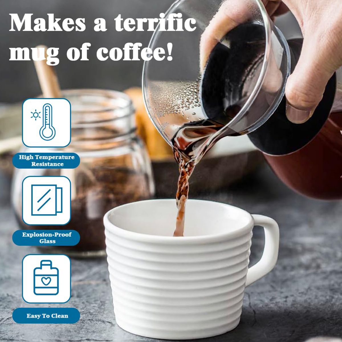 Leeseph Glass Pour Over Coffee - Coffee Equipment Pour Over avaliação e preço
