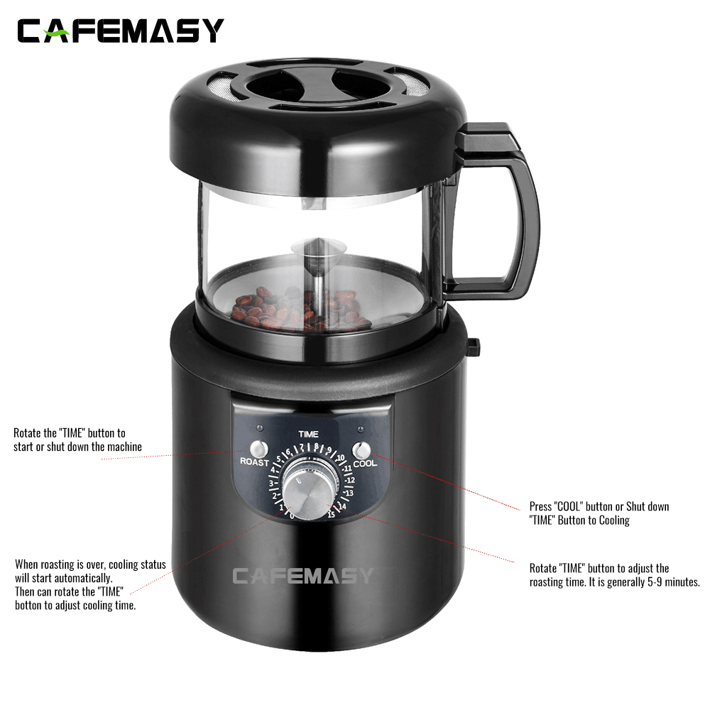 Cafemasy uso doméstico 80g cb/ - Vintage Coffee Equipment avaliação e preço