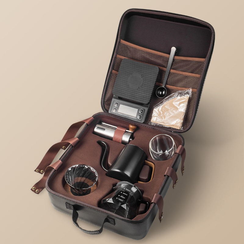 Conjunto de café artesanal par - Coffee Equipment Gift Set avaliação e preço