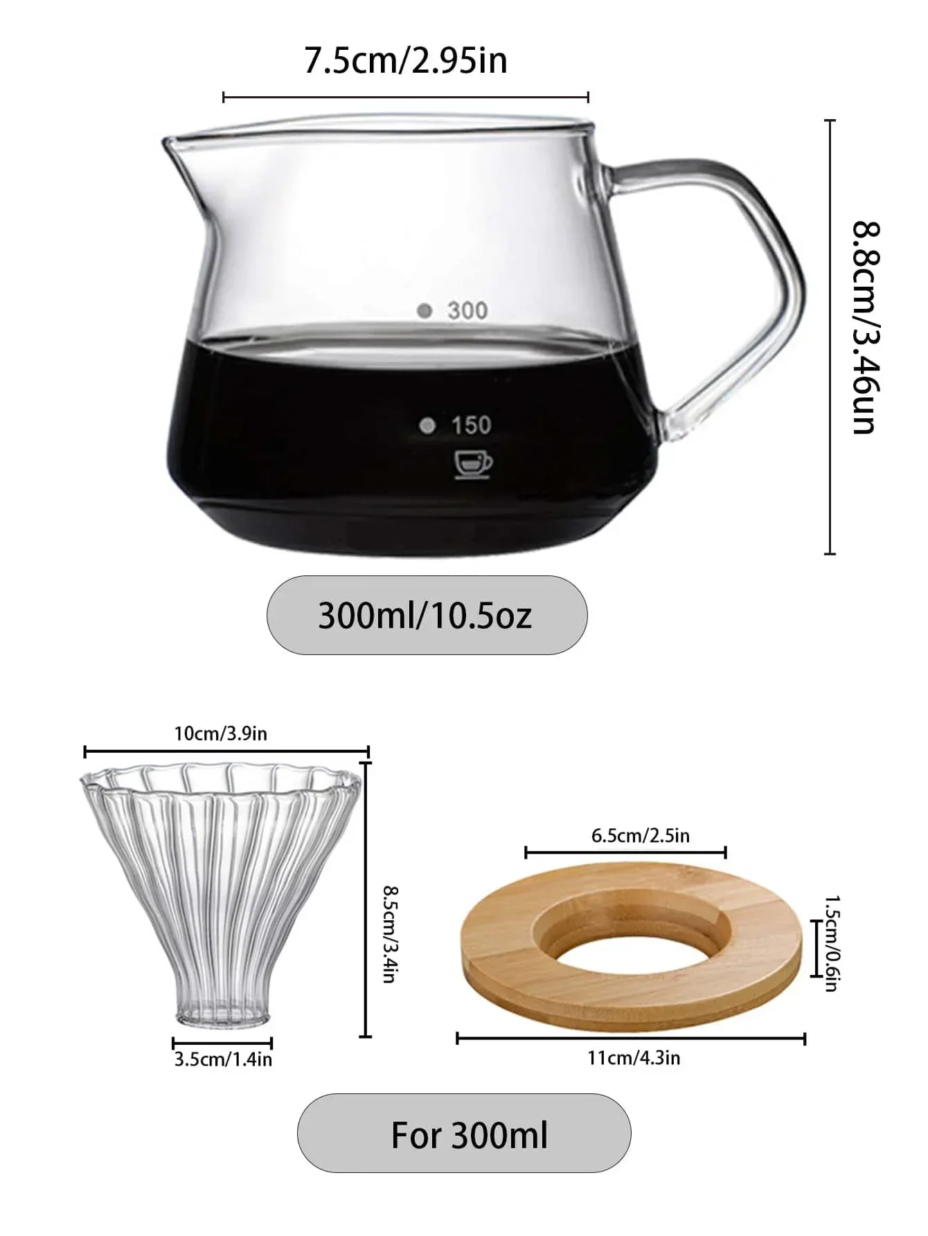 Punana 600ml despeje sobre caf - Coffee Equipment Pour Over avaliação e preço
